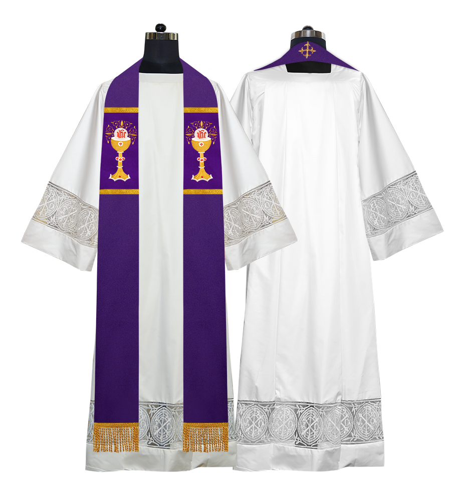 Solemn clergy overlay stole
