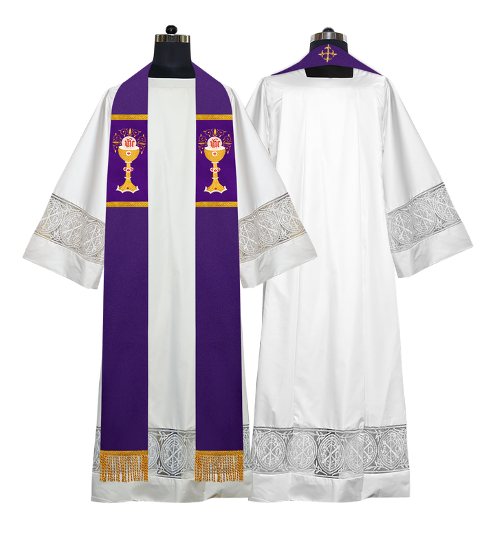 Solemn clergy overlay stole