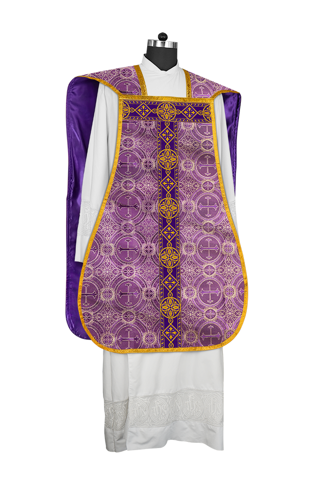 Embroidered Roman Chasuble Vestment