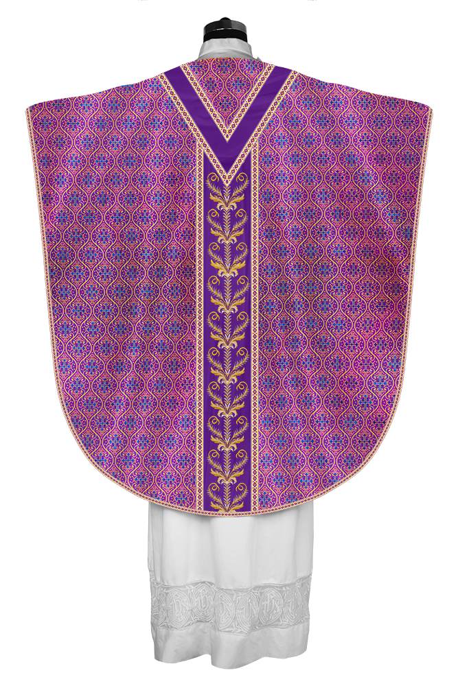 BORROMEAN CHASUBLE VESTMENT WITH LITURGICAL TRIMS