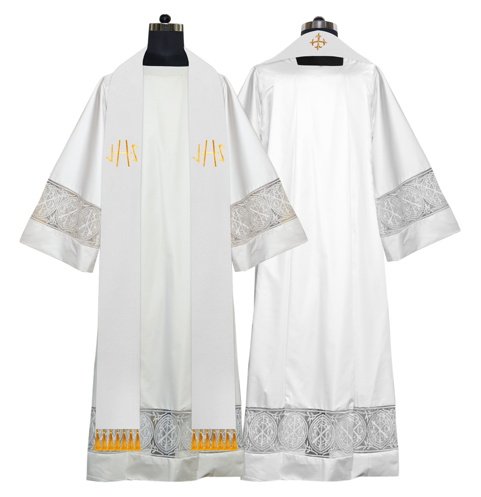 Embroidered Priest Stole with Motif