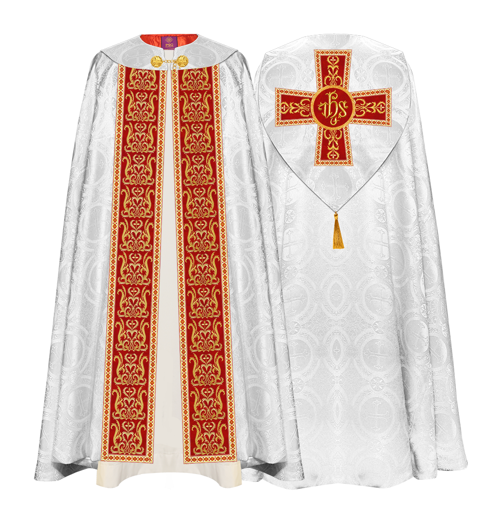 GOTHIC COPE VESTMENTS WITH ADORNED ORPHREY