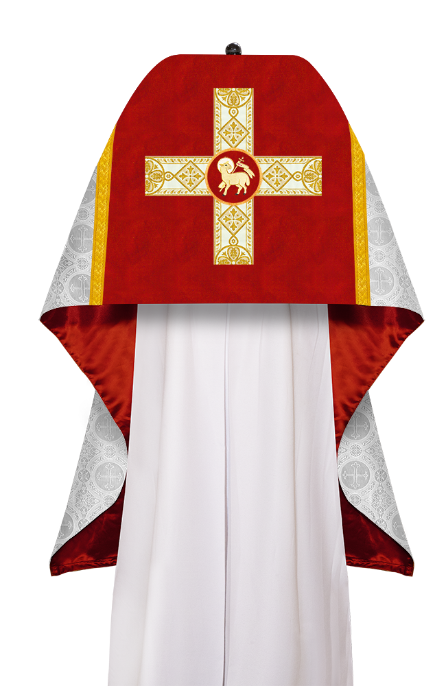 Humeral veil - White Diamond lace