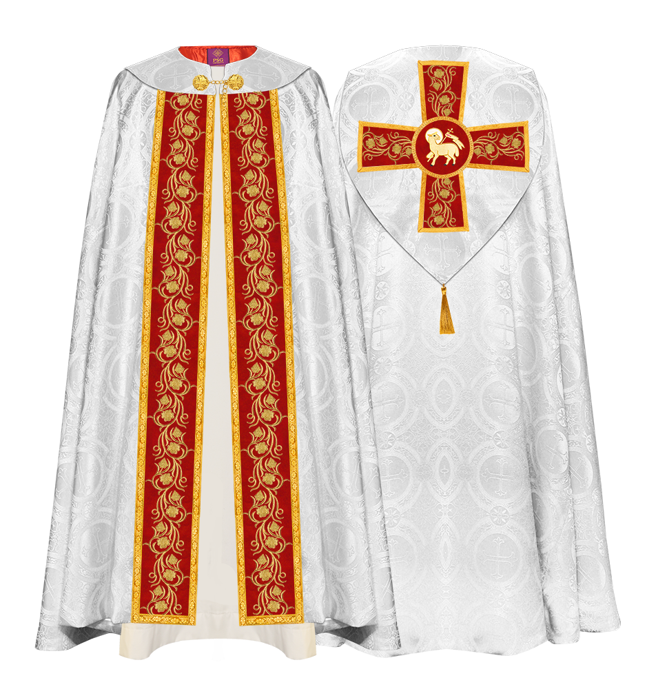 GOTHIC COPE VESTMENT WITH ORNATE EMBROIDERY