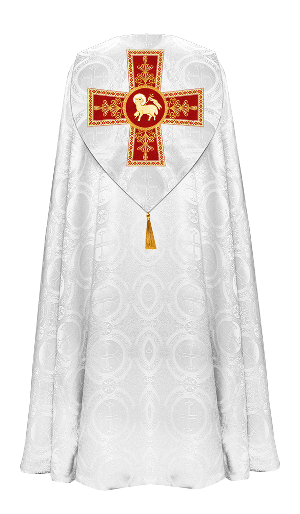 Gothic Cope vestments with Spiritual Motifs and Trims