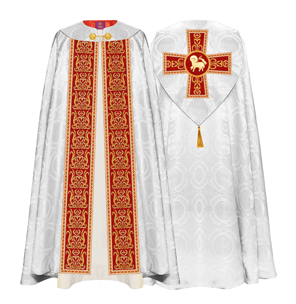 GOTHIC COPE VESTMENTS WITH ADORNED ORPHREY