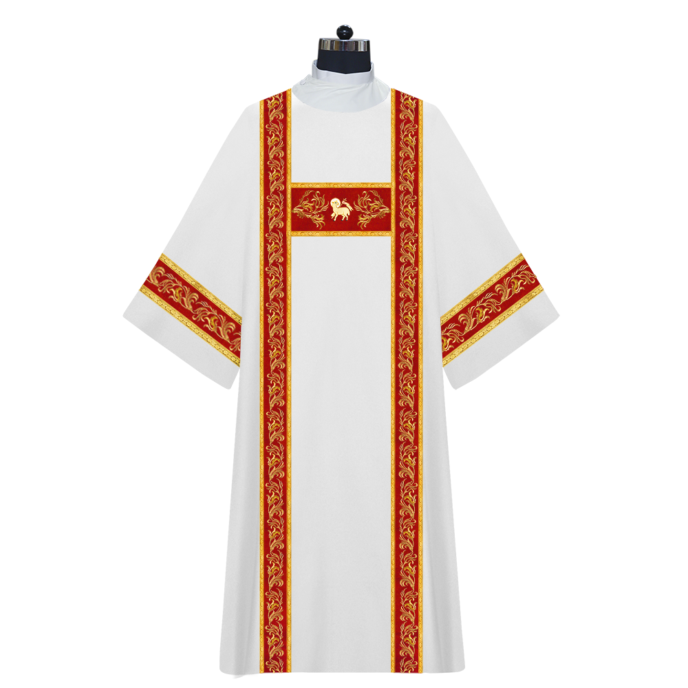 DALMATICS VESTMENT WITH ORNATE EMBROIDERY