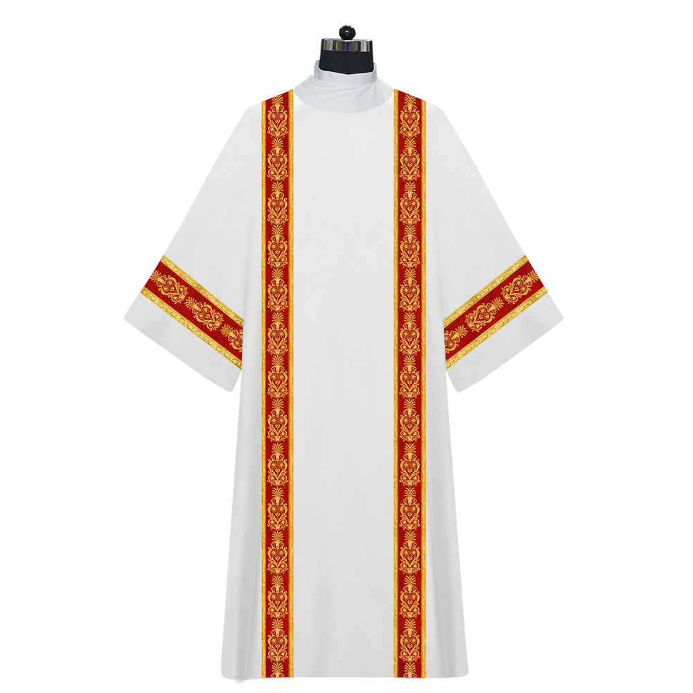 DEACON DALMATICS WITH ORNATE EMBROIDERY