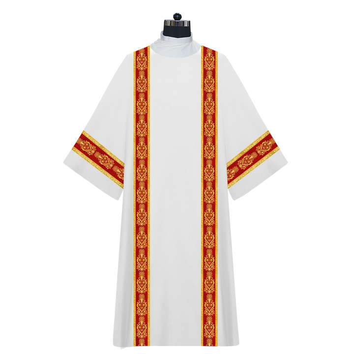 DEACON DALMATICS WITH ORNATE EMBROIDERY