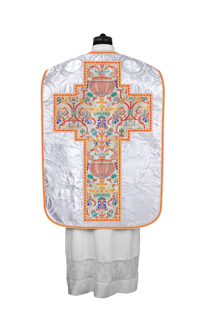 Coronation Tapestry Roman Chasuble with Braided Trims