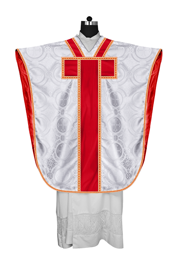 Borromean chasuble vestment adorned with woven braids