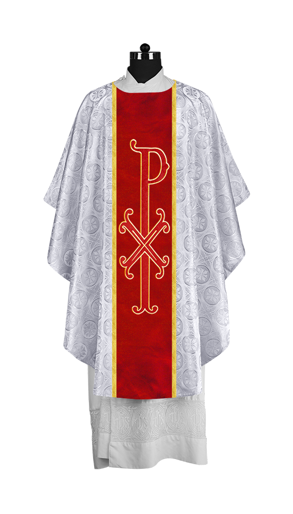 Gothic Chasuble with Ornate PAX Design