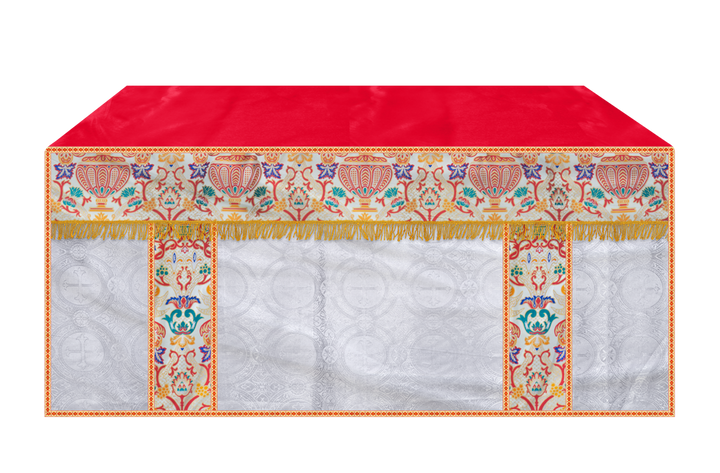 CORONATION TAPESTRY ALTAR CLOTH WITH TRIMS