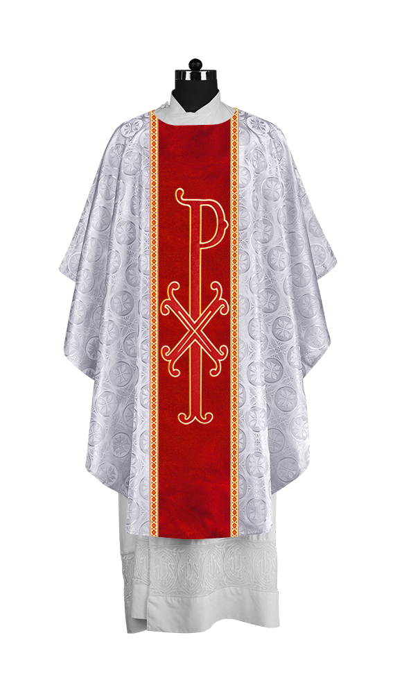 Gothic Chasuble with Ornate PAX Design