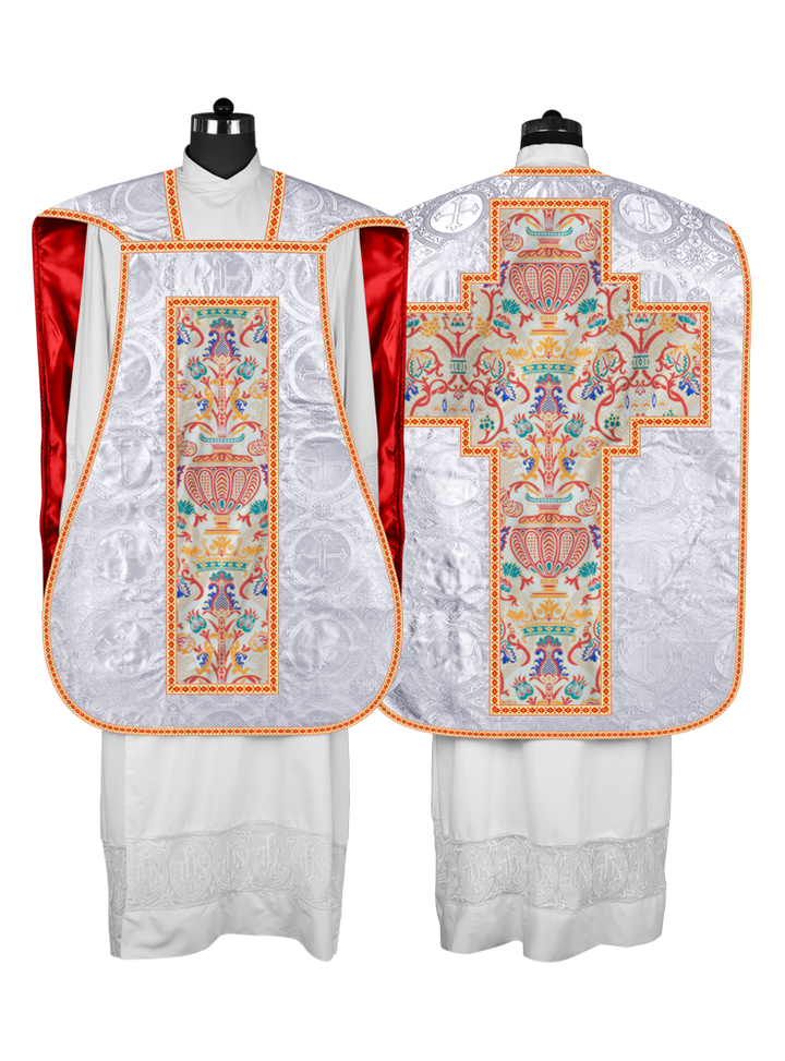 Coronation Tapestry Roman Chasuble with Braided Trims