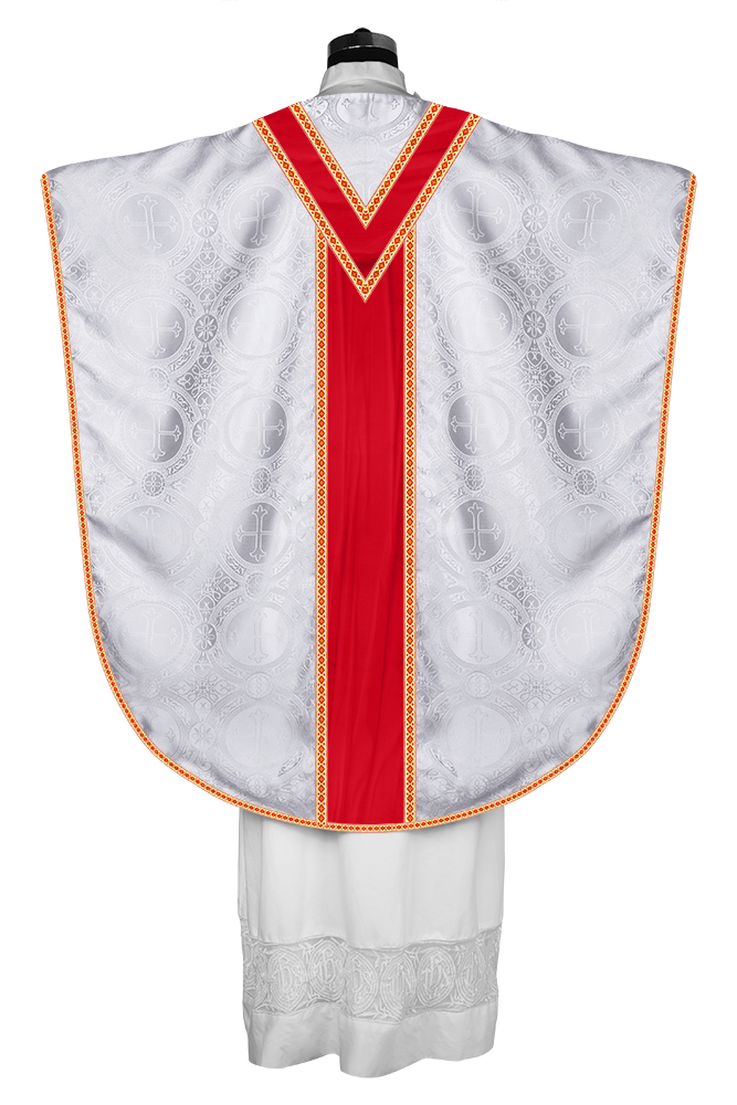 Borromean chasuble vestment adorned with woven braids