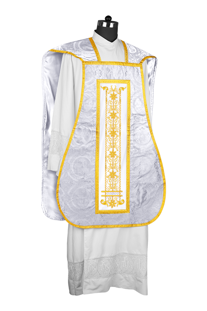 Roman embroidered chasuble vestment - Contemporary collection