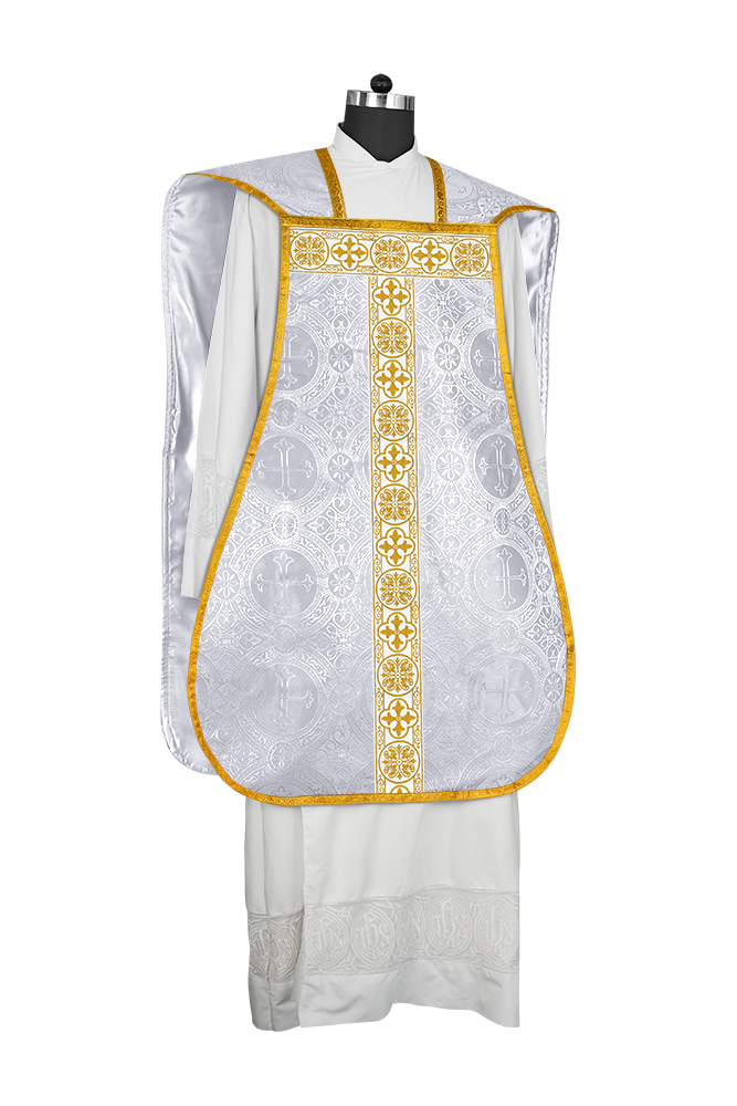 Fiddleback Vestment adorned with lace