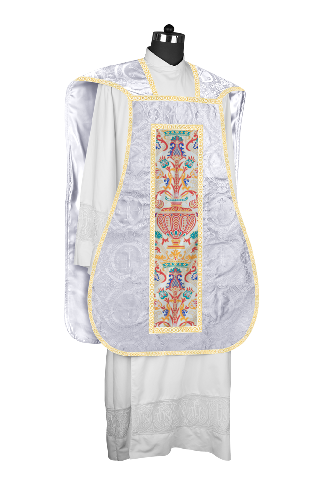 Coronation Tapestry Roman Chasuble with Braided Trims