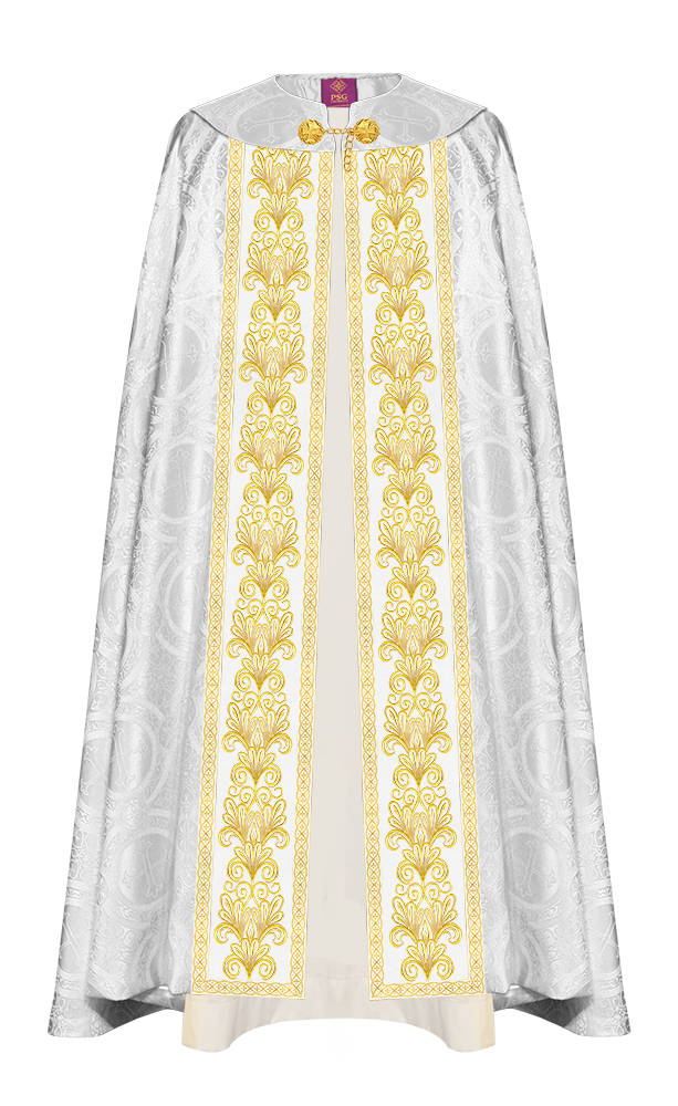 Gothic Cope vestments with Spiritual Motifs and Trims