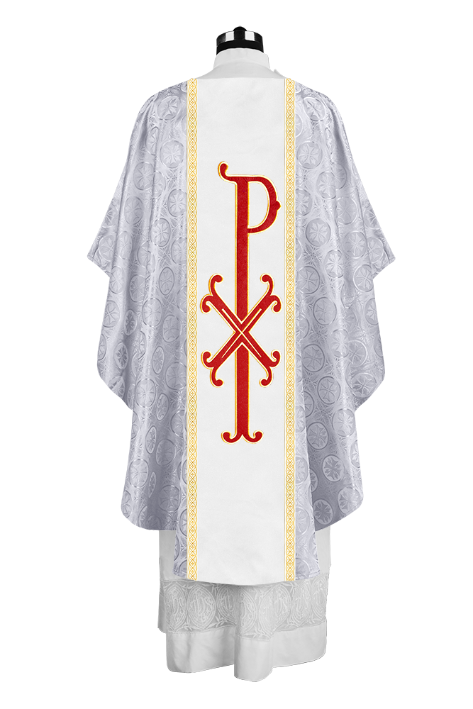 Gothic Chasuble with Ornate PAX Design