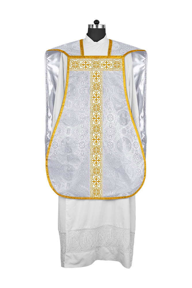 Fiddleback Vestment adorned with lace