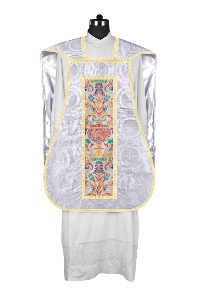 Coronation Tapestry Roman Chasuble with Braided Trims