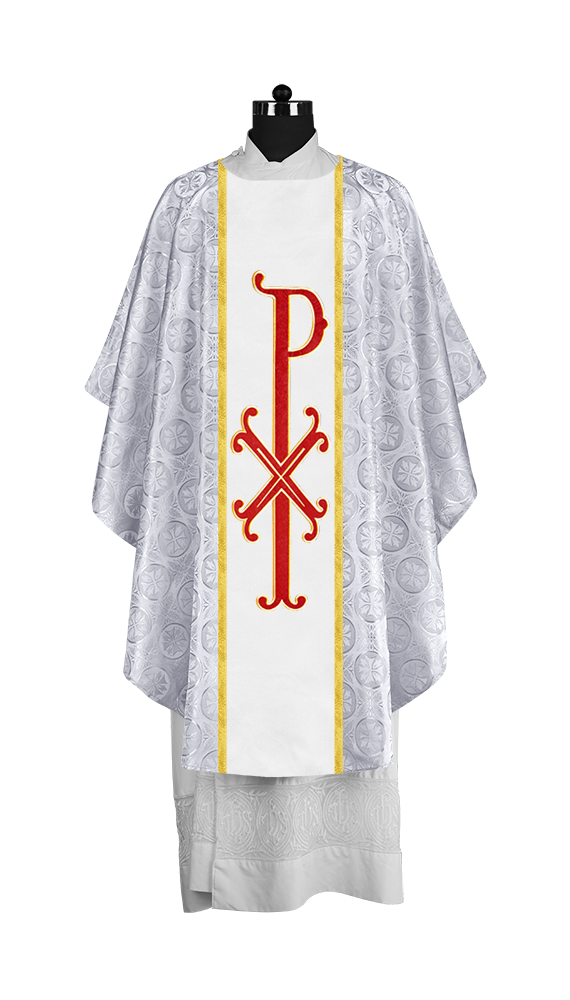 Gothic Chasuble with Ornate PAX Design