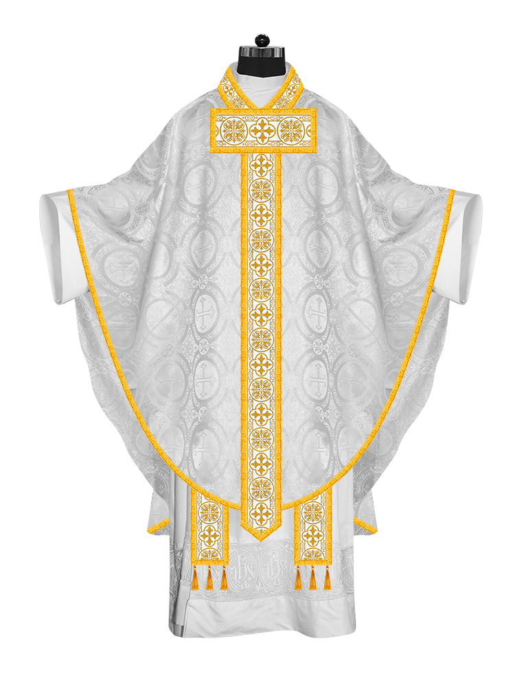 Gothic Chasuble with Elegant Braided orphrey