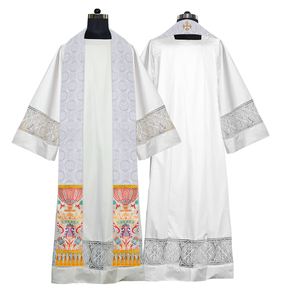 Handmade Liturgical Stole in Coronation Tapestry