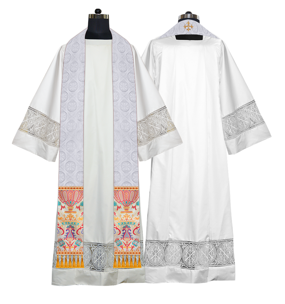 Handmade Liturgical Stole in Coronation Tapestry