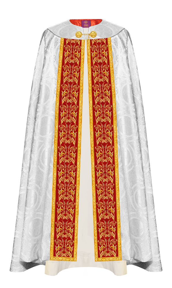 GOTHIC COPE EXECUTED WITH EMBROIDERED ORPHREY
