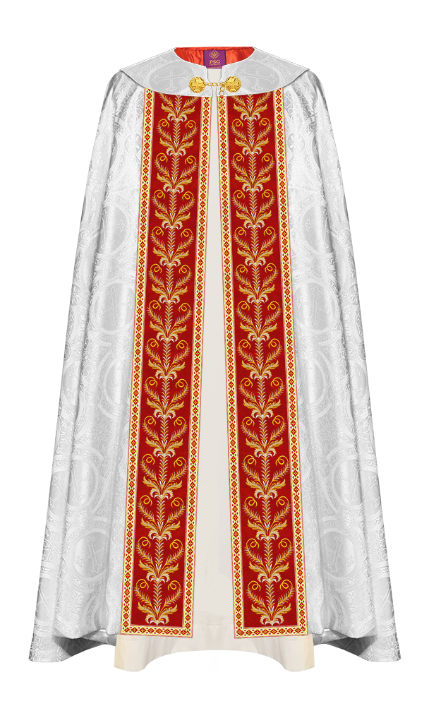 GOTHIC COPE VESTMENTS ADORNED WITH DETAILED BRAIDS