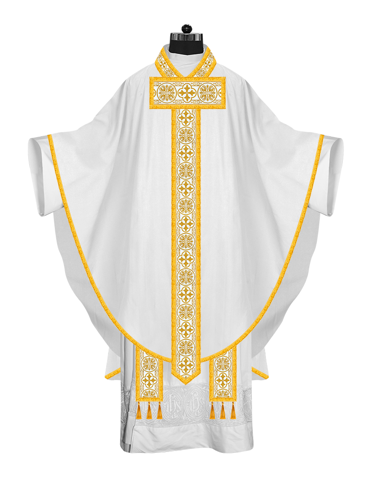 Gothic Chasuble with Elegant Braided orphrey