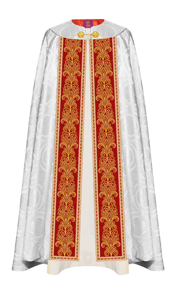 Gothic Cope vestments with Spiritual Motifs and Trims