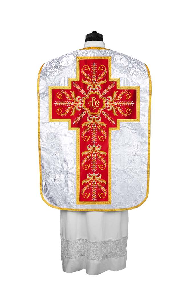 Chasuble Roman Fiddleback Vestment - Sanctus Collection