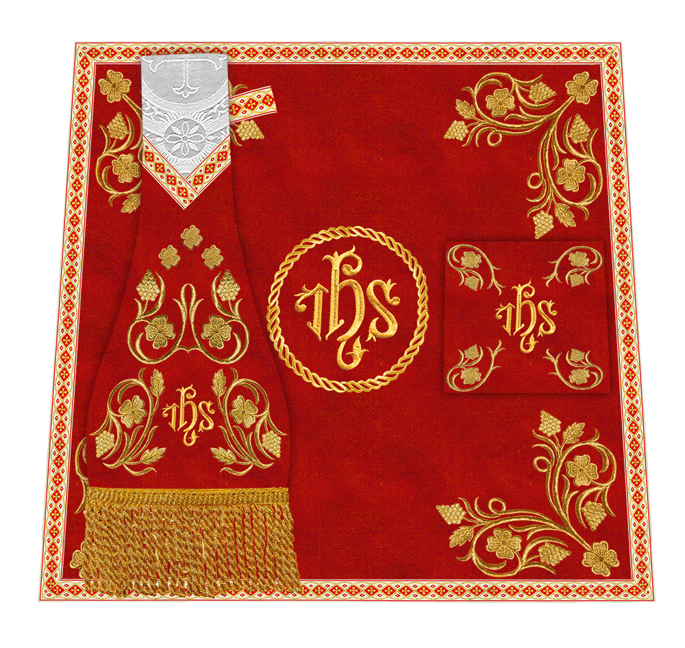 Grapes Embroidery Mass set with Motif