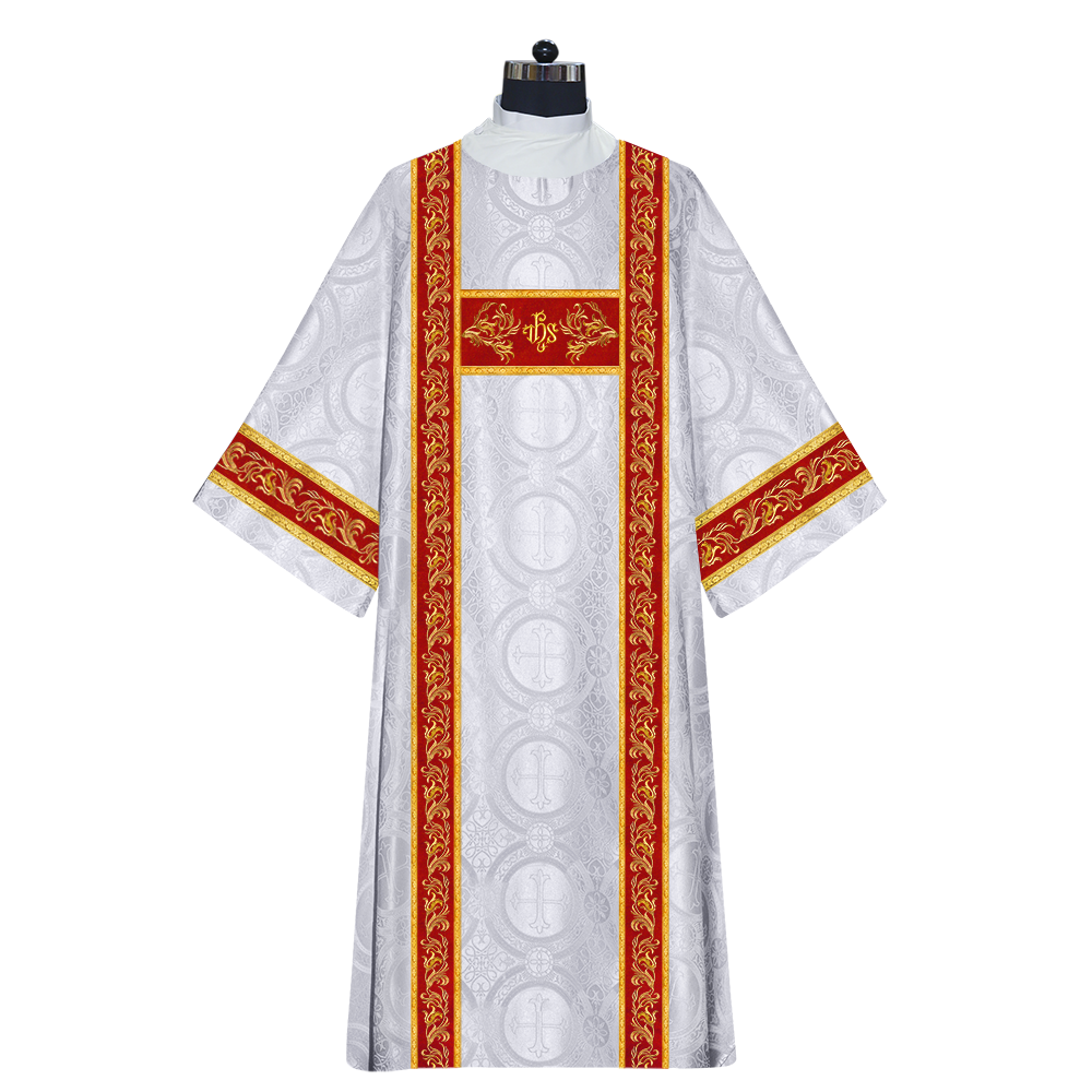 DALMATICS VESTMENT WITH ORNATE EMBROIDERY