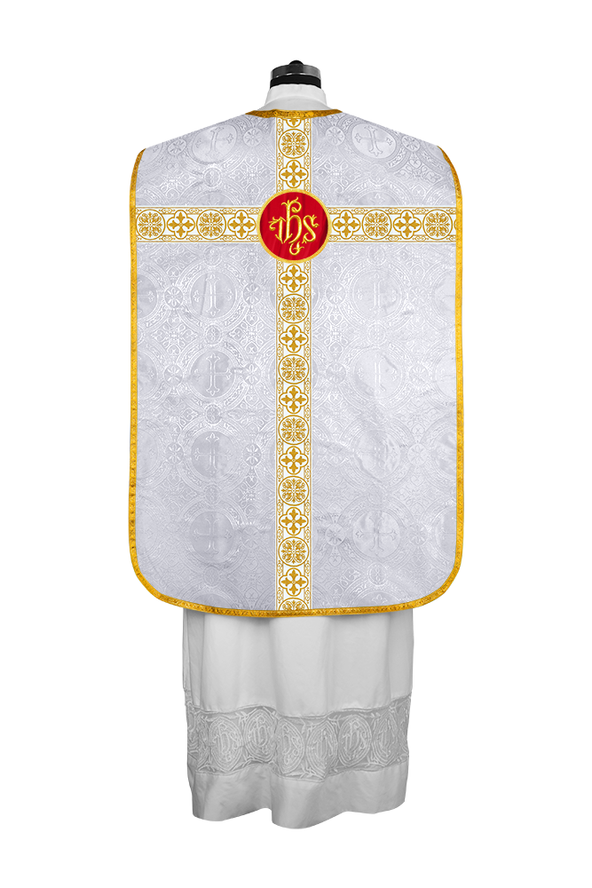 Fiddleback Vestment adorned with lace