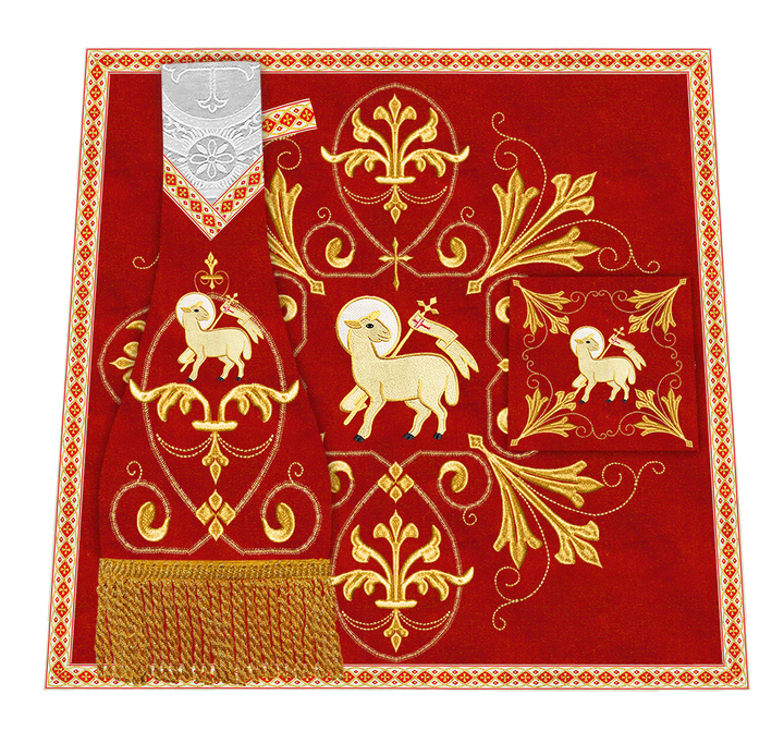 Spiritual Embroidery Mass Set Vestment