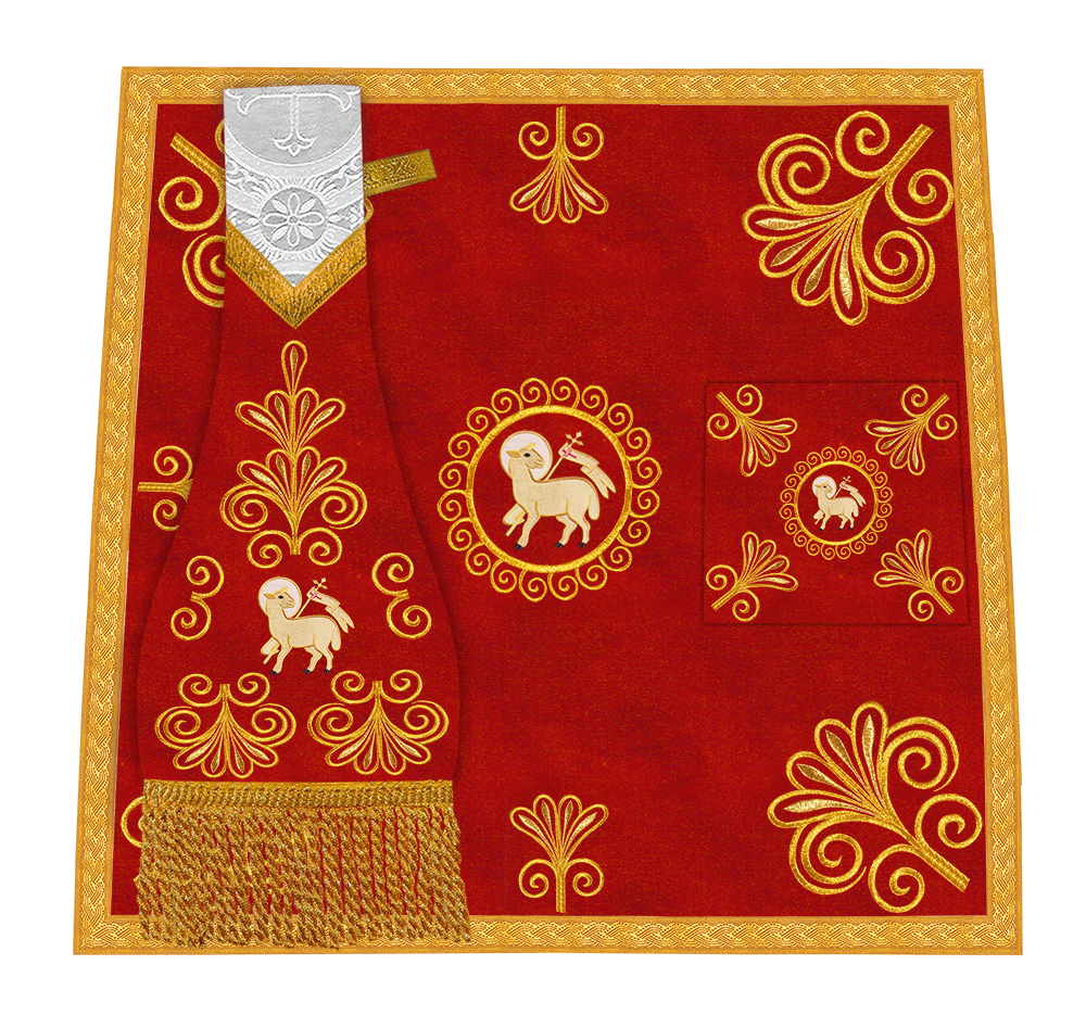 Elegant mass set with rich embroidery - Flourish collection