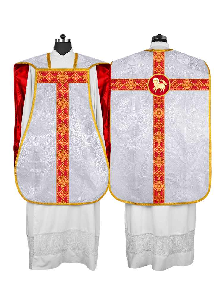 Embroidered Roman Chasuble Vestment
