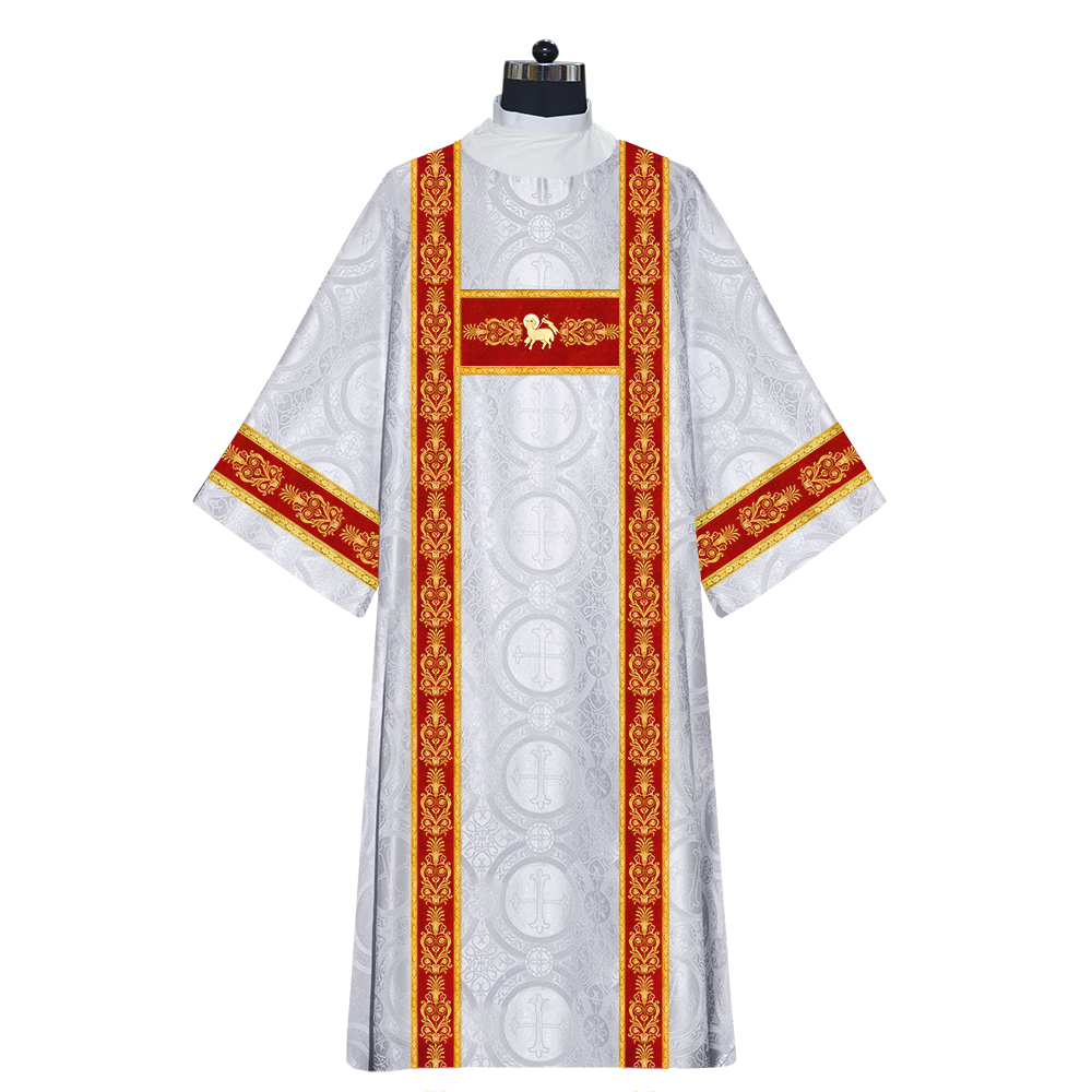 DEACON DALMATICS WITH ORNATE EMBROIDERY