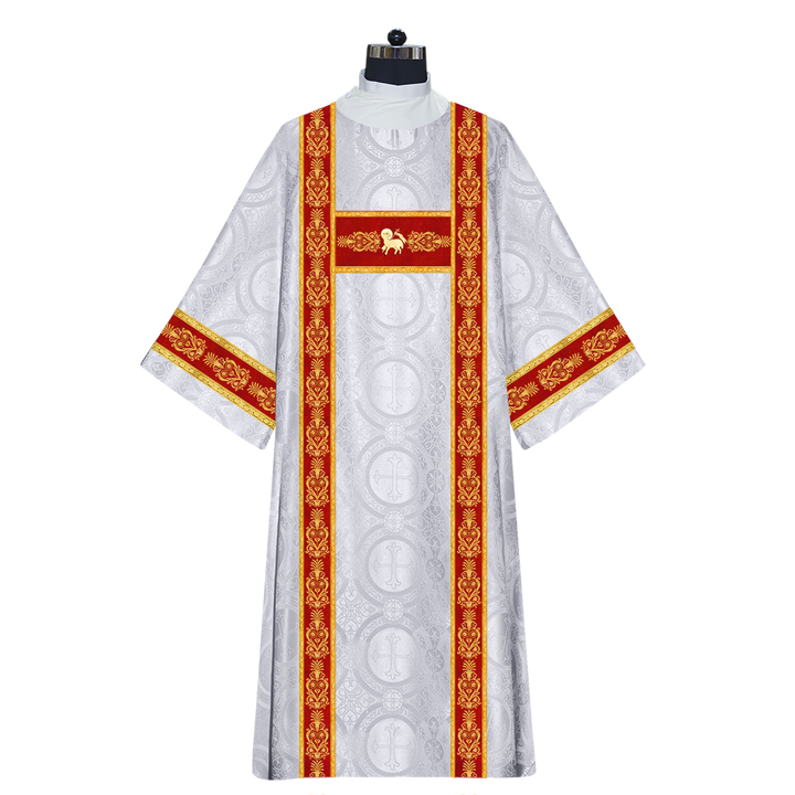 DEACON DALMATICS WITH ORNATE EMBROIDERY