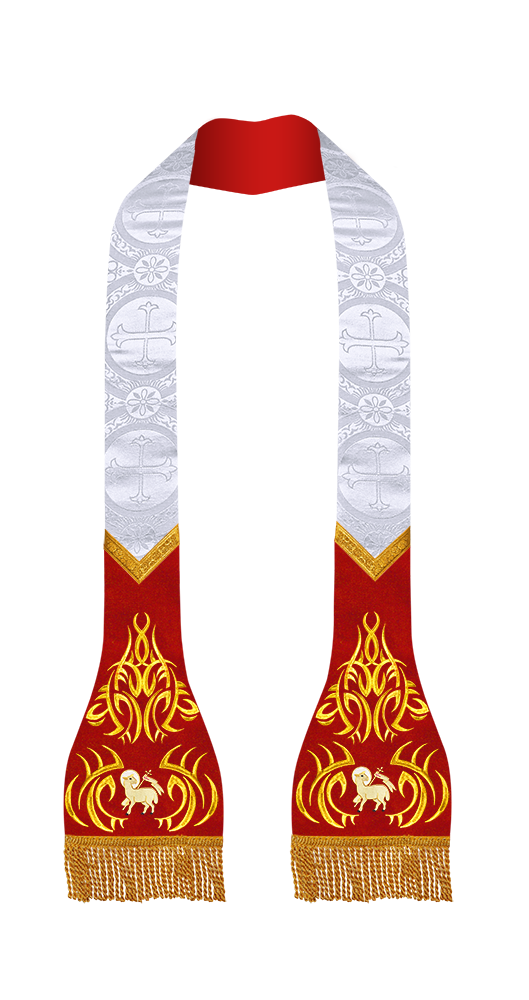 Roman stole with golden embroidery - Angelic collection