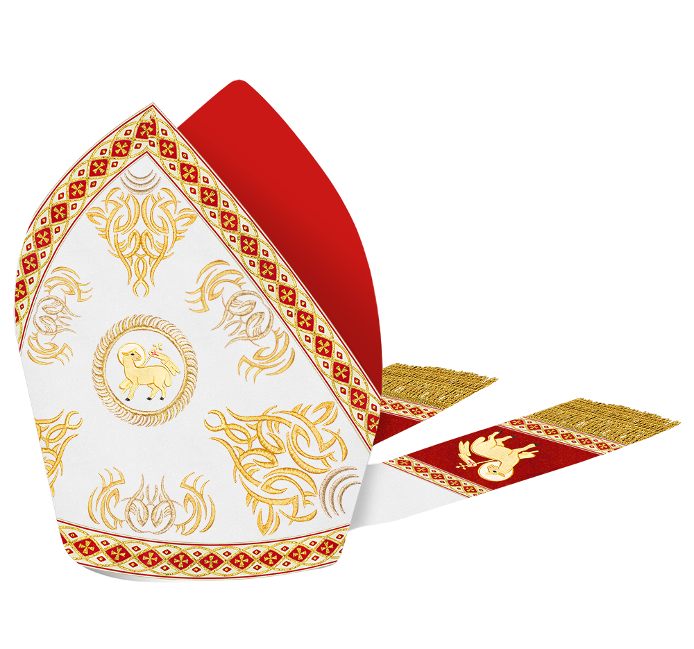 Mitre with Spiritual Motif and Trims