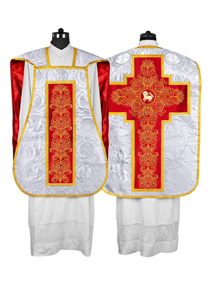 Traditional Roman chasuble vestment - Flourish collection