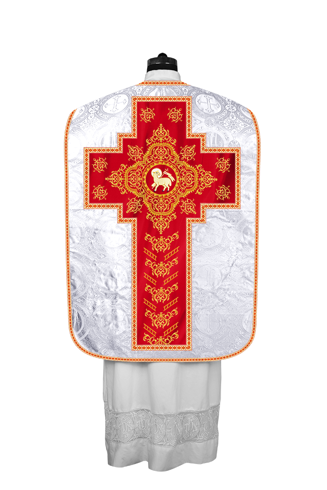 Traditional Fiddleback Vestments with Motifs and Trims