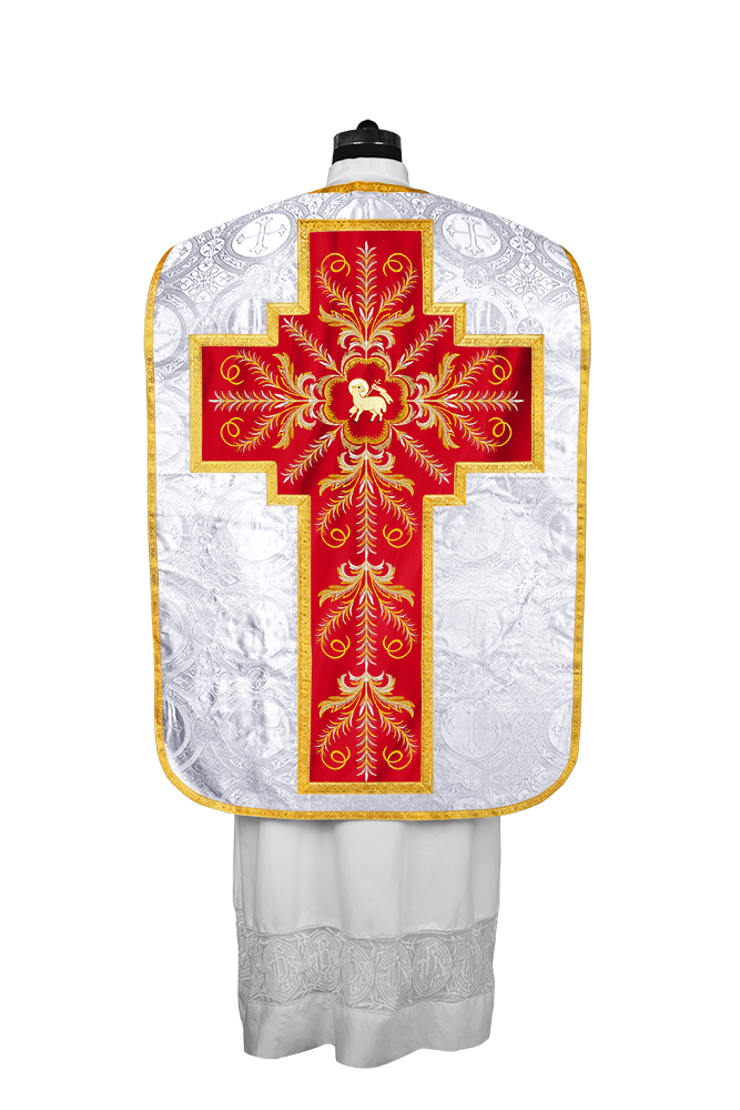 Chasuble Roman Fiddleback Vestment - Sanctus Collection