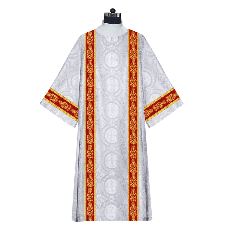 DEACON DALMATICS WITH ORNATE EMBROIDERY